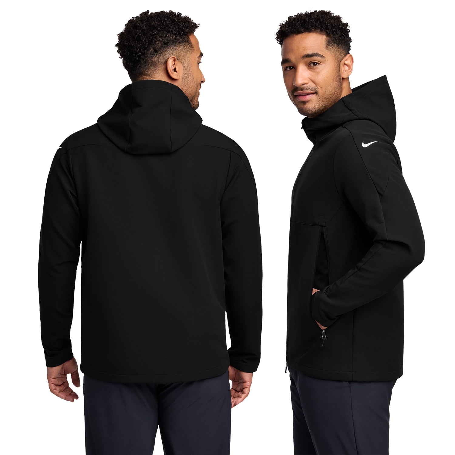 Nike Hooded Embroidered Soft Shell Jacket