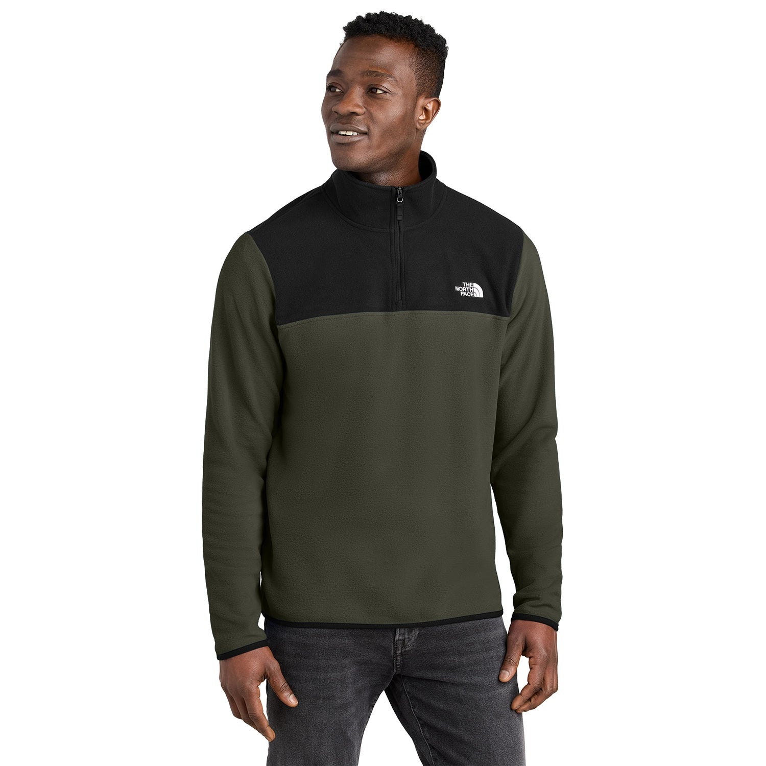 The North Face Glacier 1/4Zip Embroidered Fleece