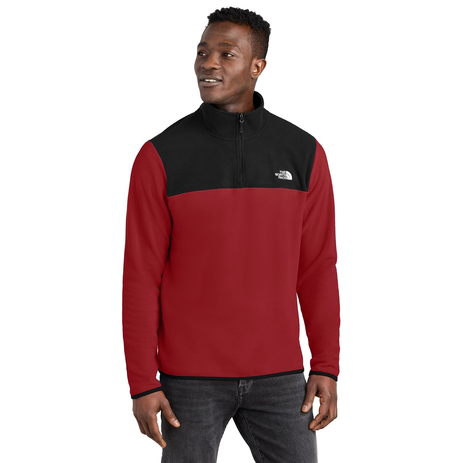 The North Face Glacier 1/4Zip Embroidered Fleece