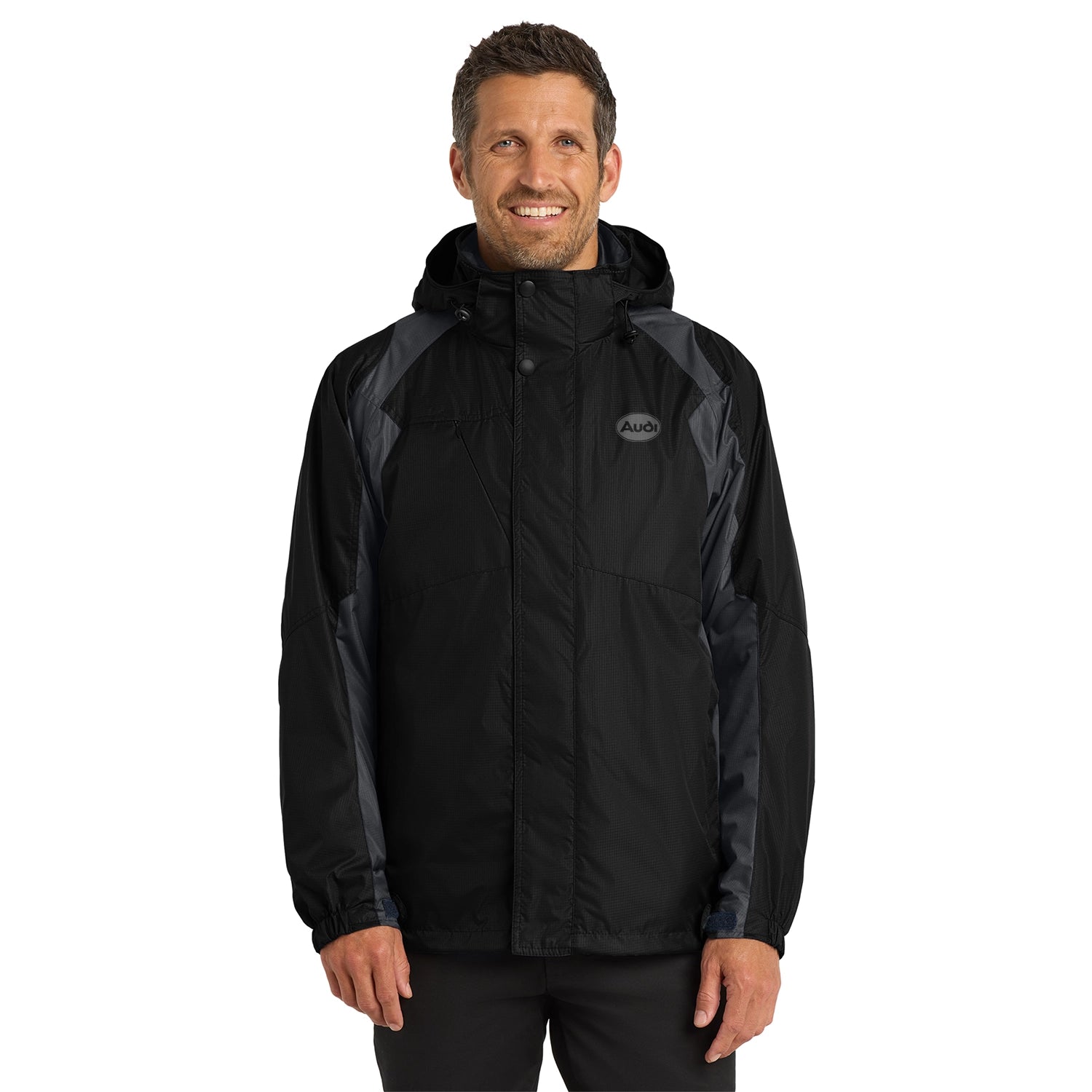 Port Authority Ranger 3-in-1 Embroidered Jacket - Black/Ink Grey