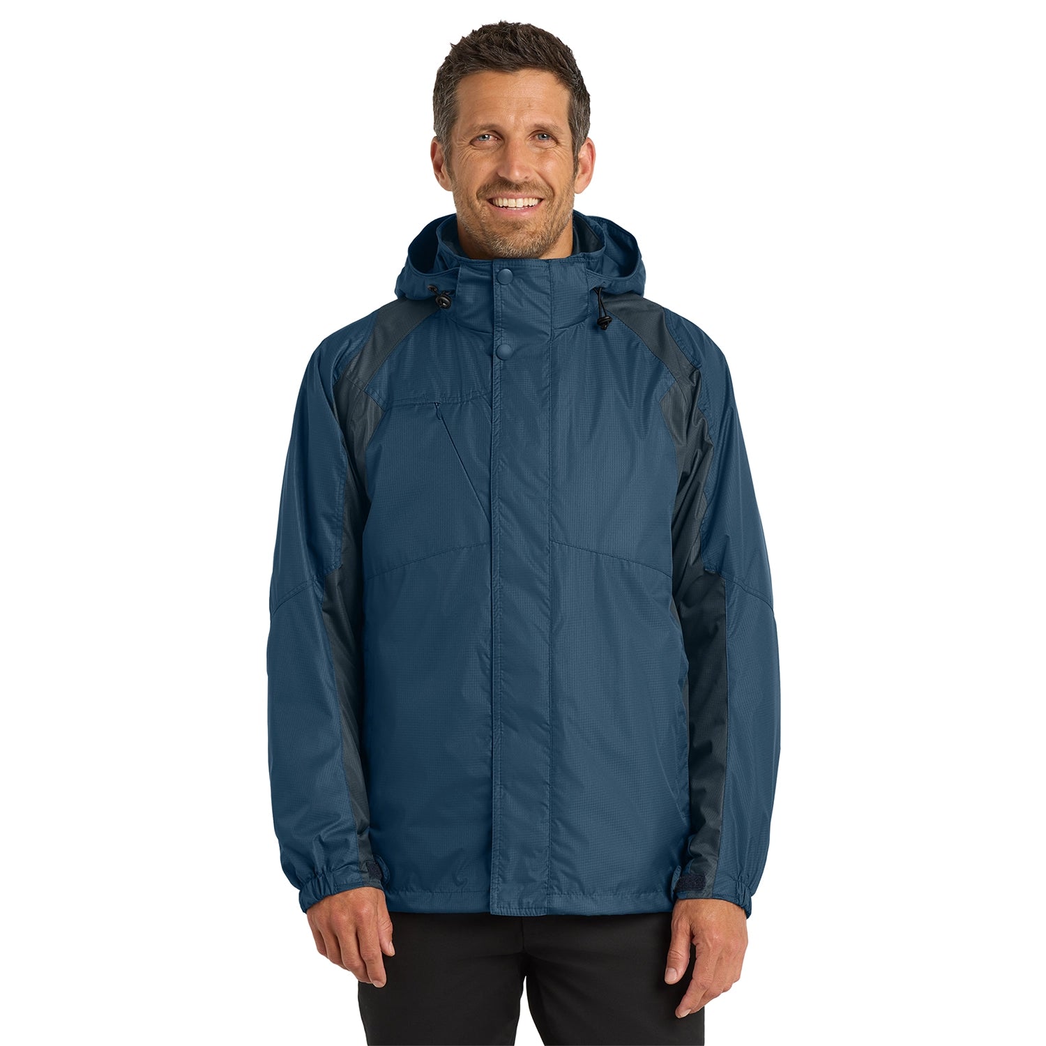 Port Authority Ranger 3-in-1 Embroidered Jacket - Insignia Blue/Navy Blue Eclipse