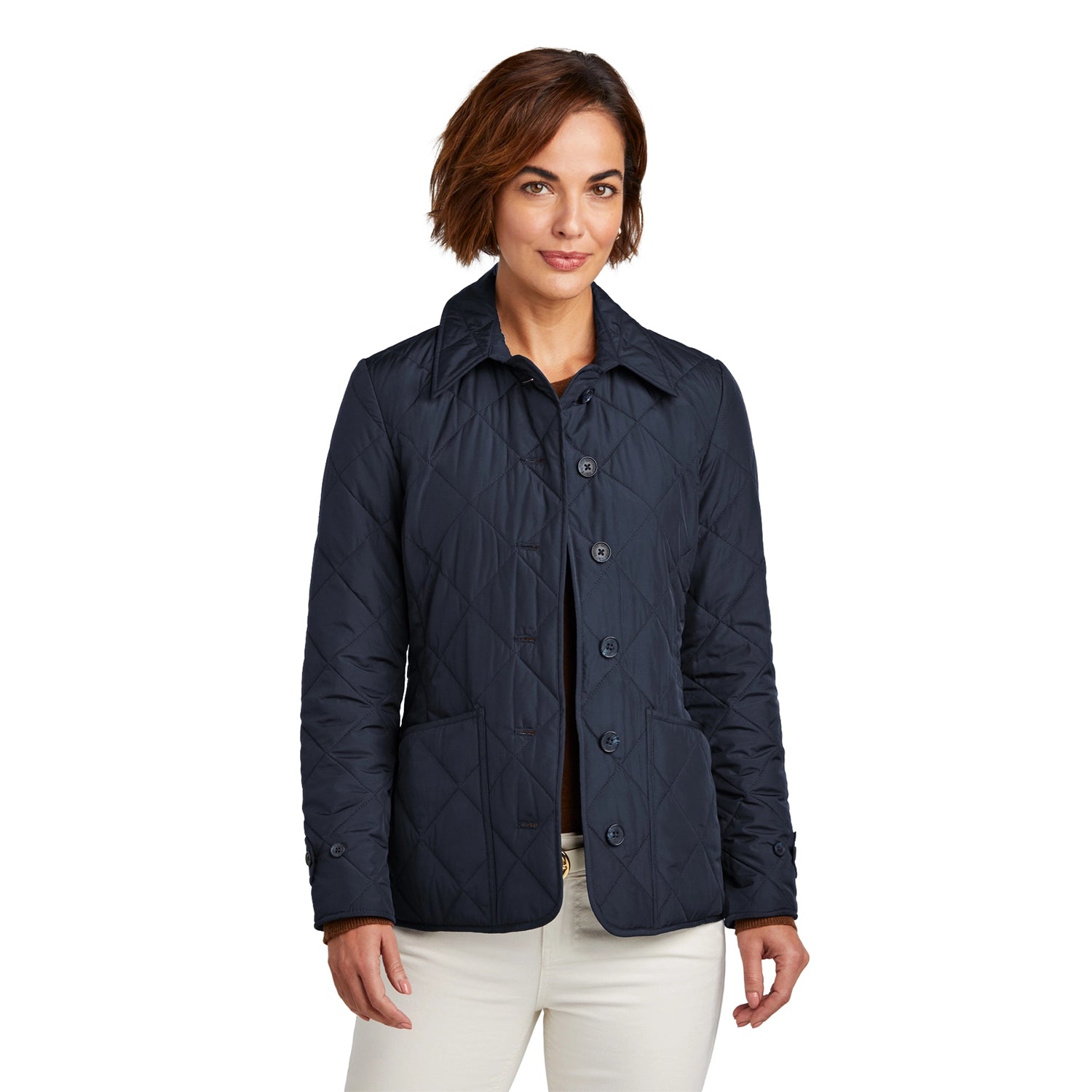 Brooks Brothers Women's Quilted Embroidered Jacket