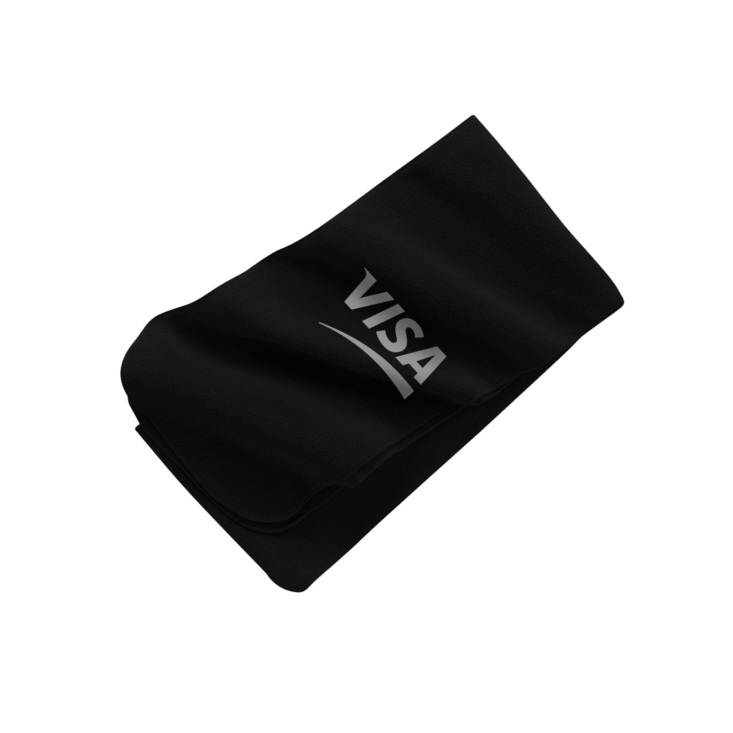 Port Authority Extra Long Fleece Scarf Embroidered - Black (PMS BLACK C)