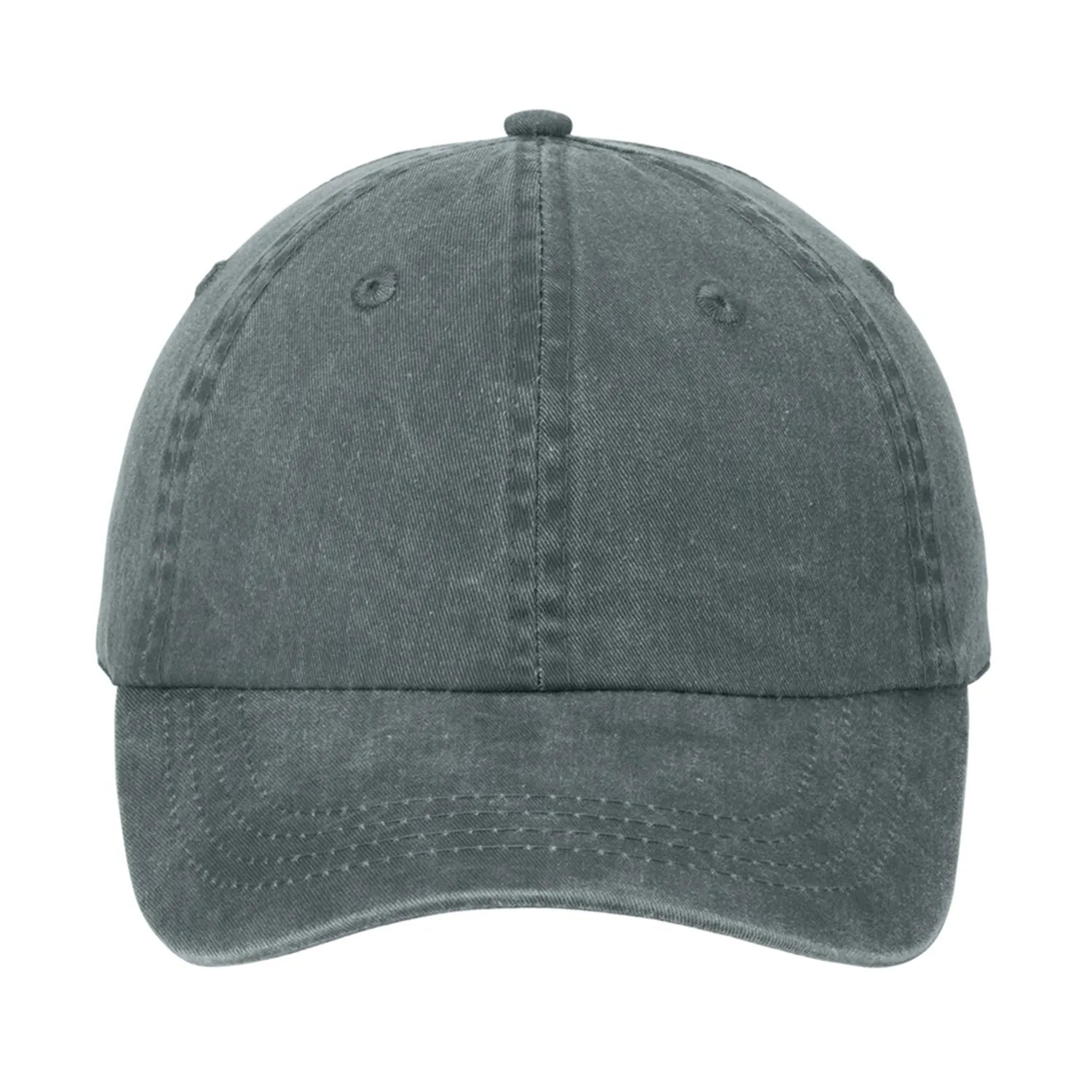 Port & Company - Pigment-Dyed Embroidered Cap - Charcoal Grey (PMS 7540C)