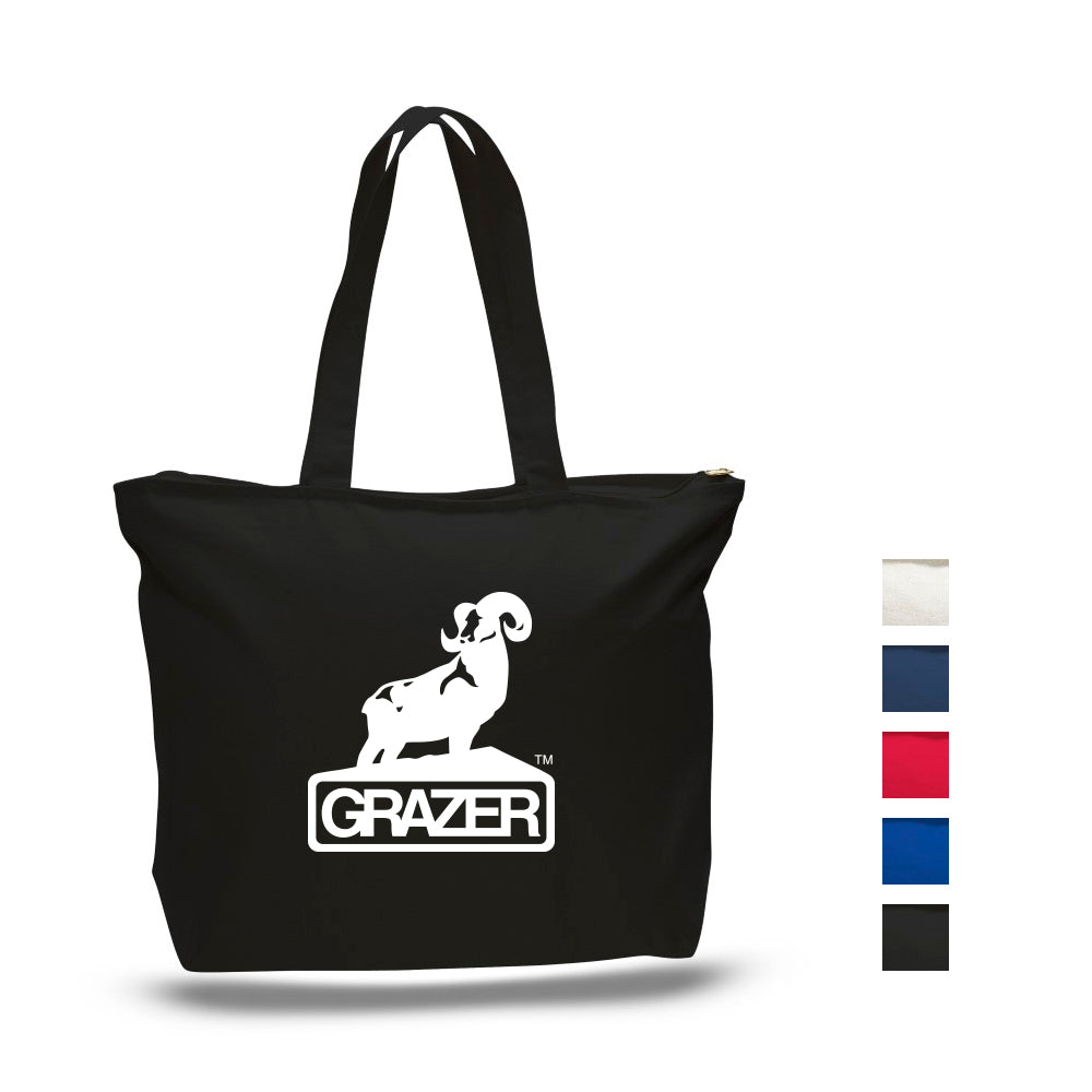 Canvas Jumbo Tote Bag Decorated