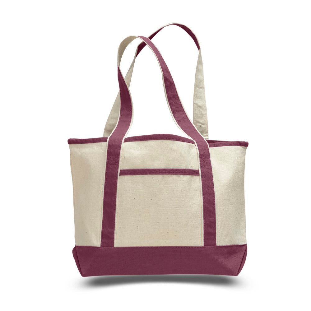 Small Canvas Deluxe Tote Bag Decorated