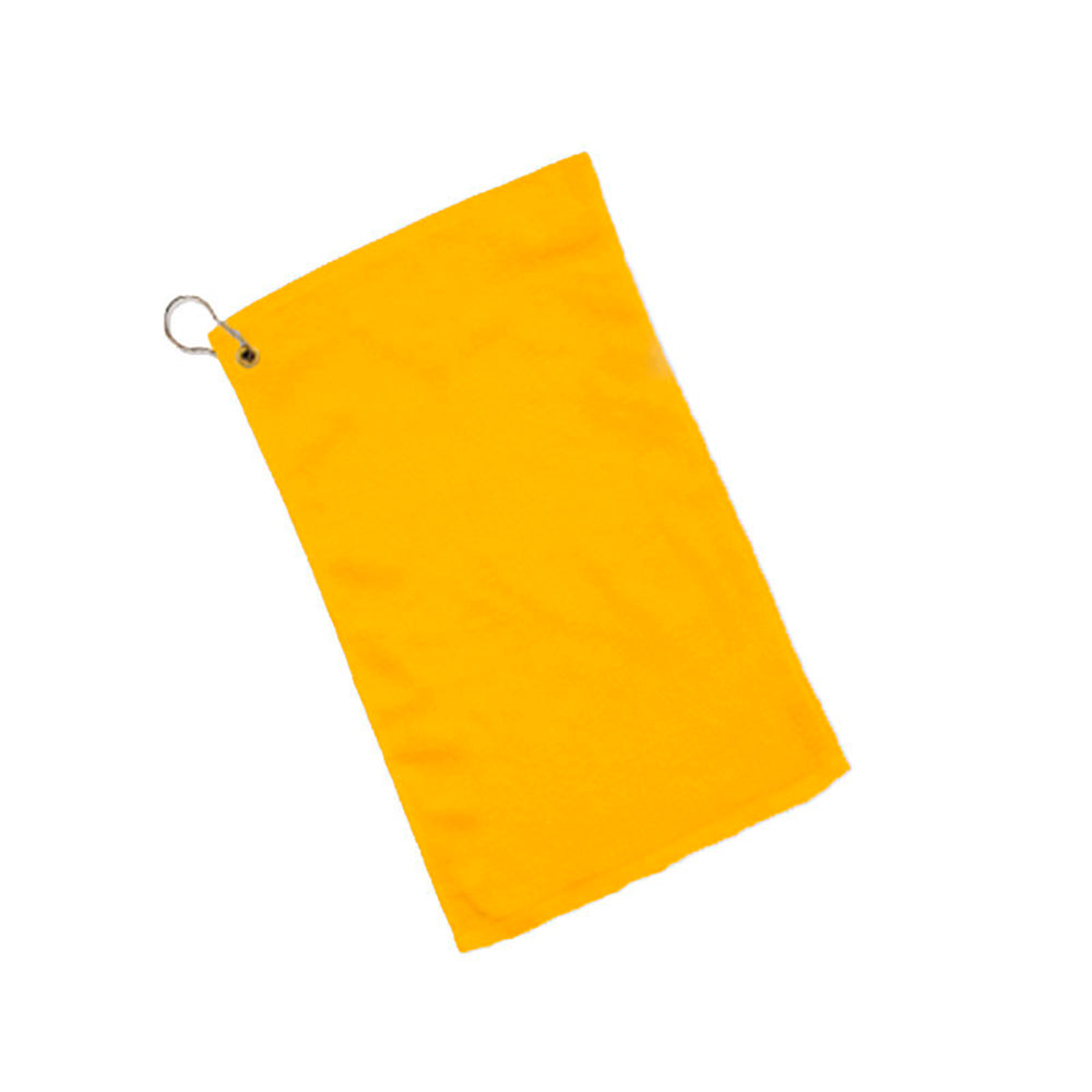 Velour Hemmed Fingertip Towel Decorated