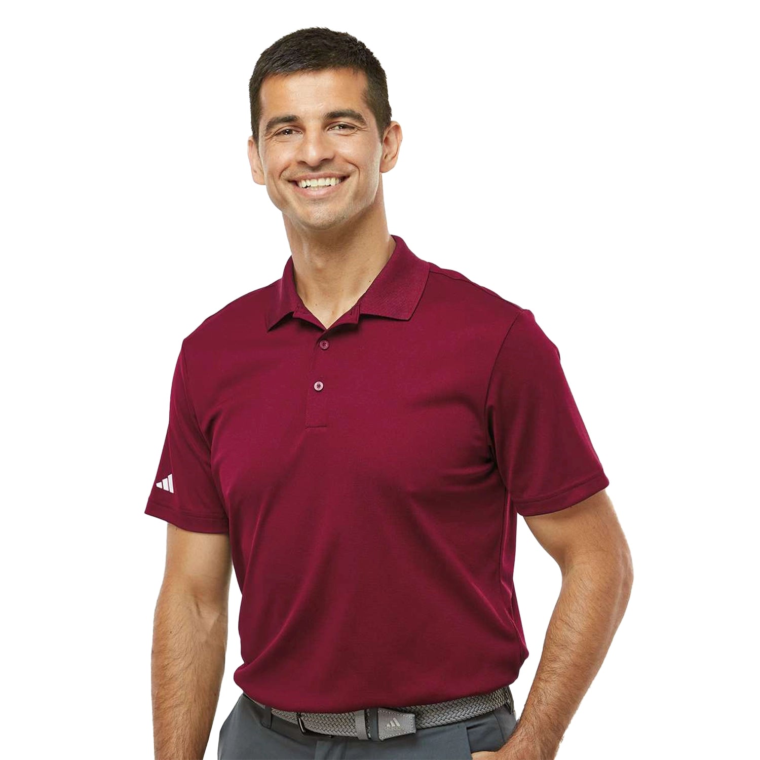 Adidas Adidas Basic Sport Embroidered Polo - Collegiate Burgundy