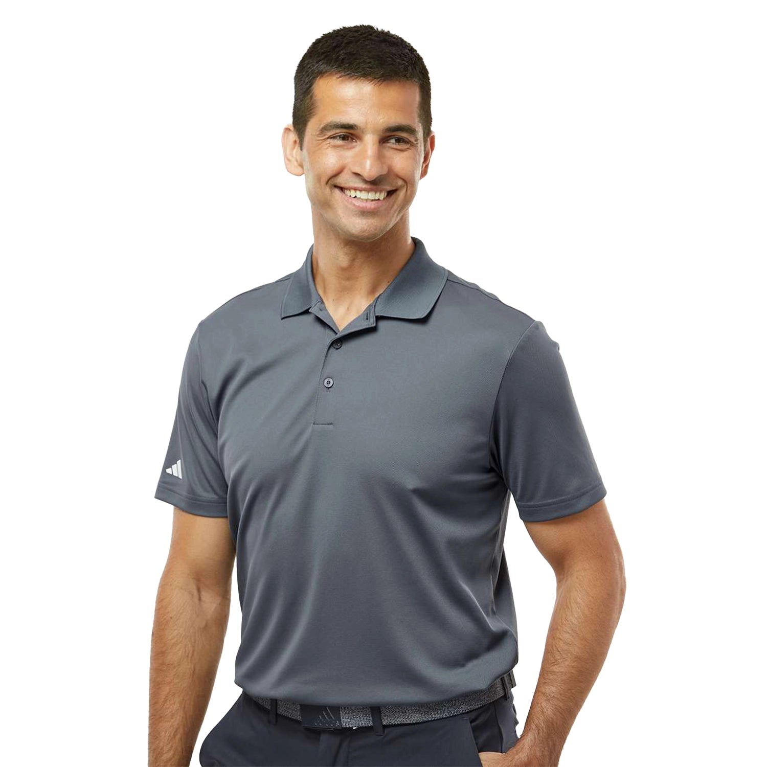 Adidas Adidas Basic Sport Embroidered Polo - Onix Grey