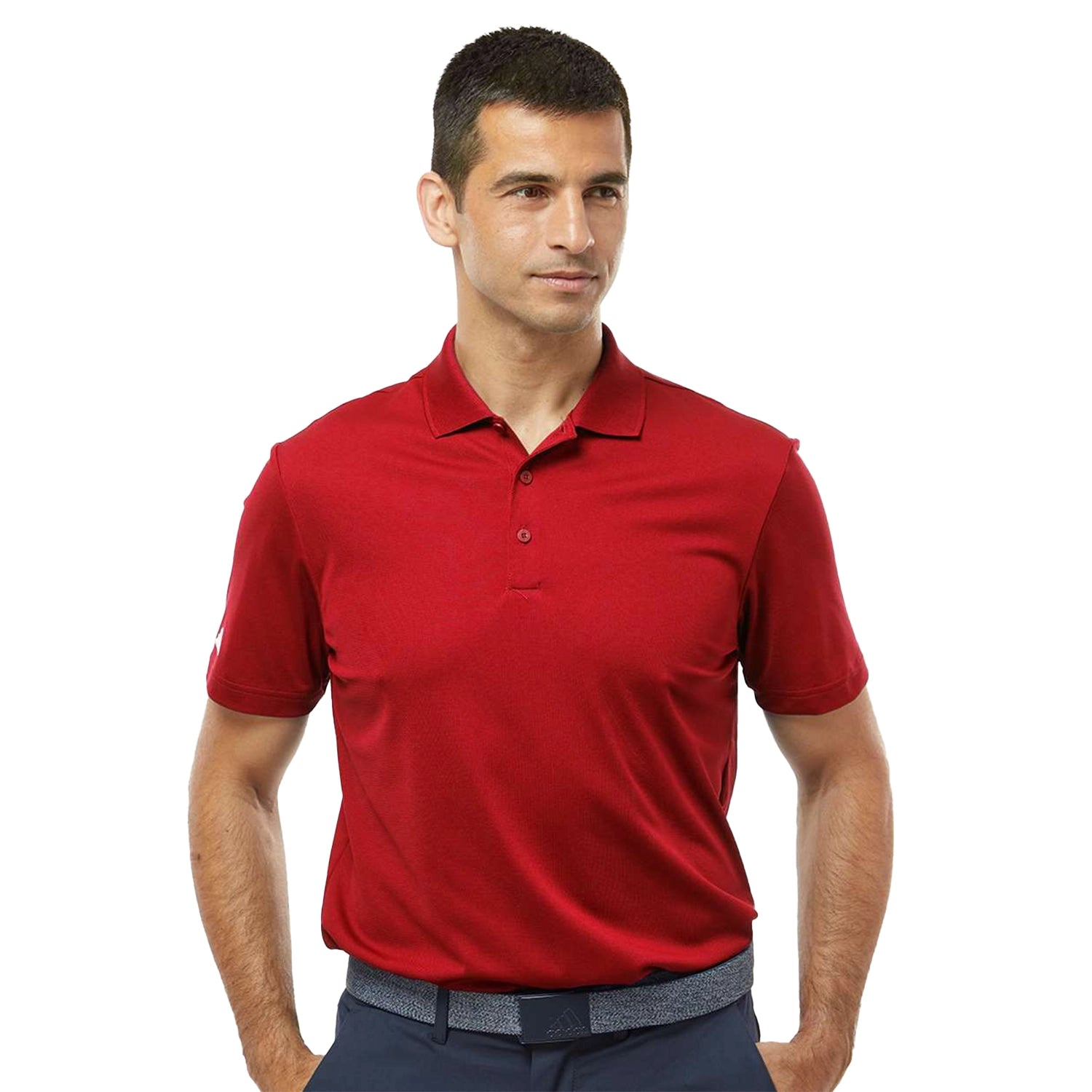 Adidas Adidas Basic Sport Embroidered Polo - Power Red