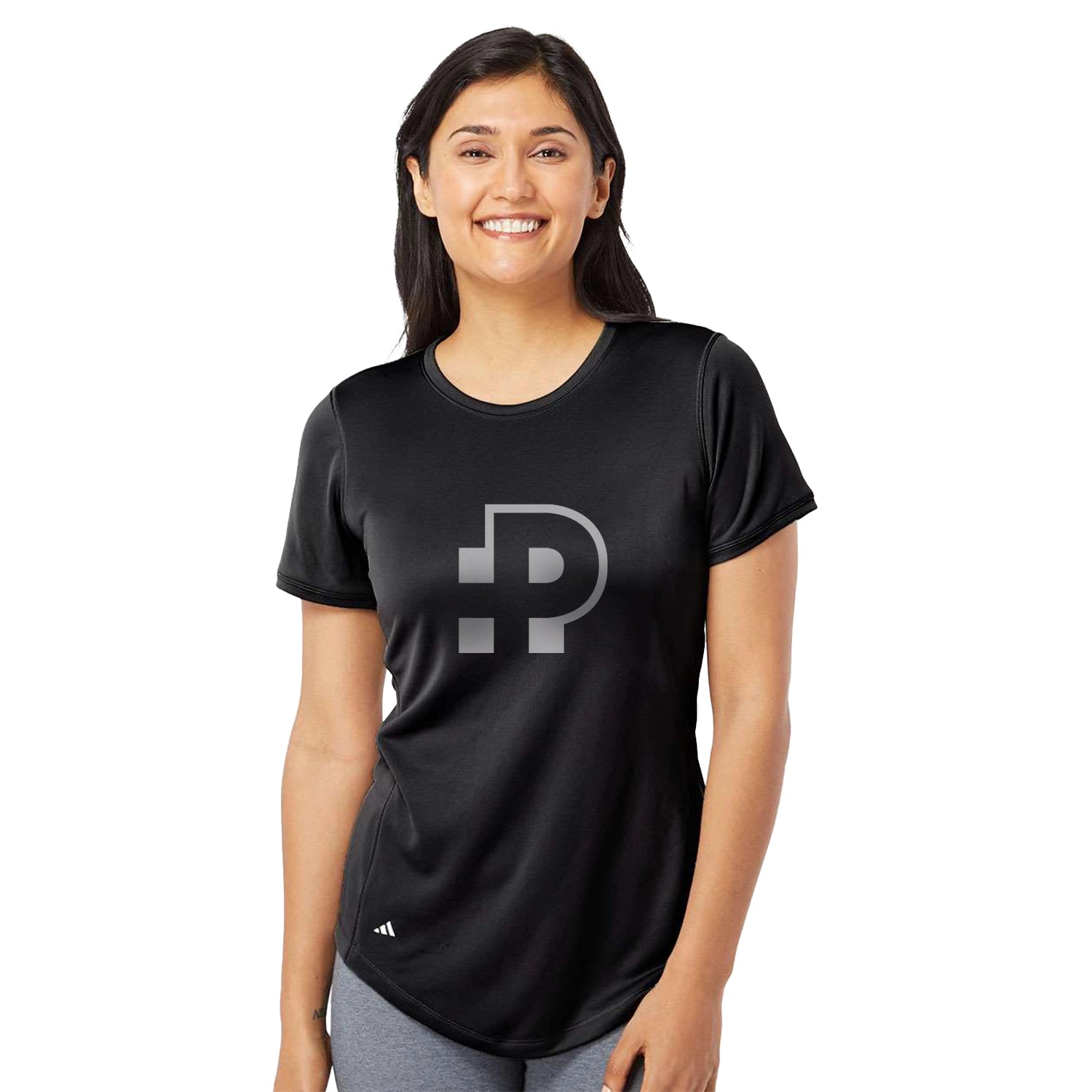 Adidas Women's Sport T-Shirt Decorated - Black
