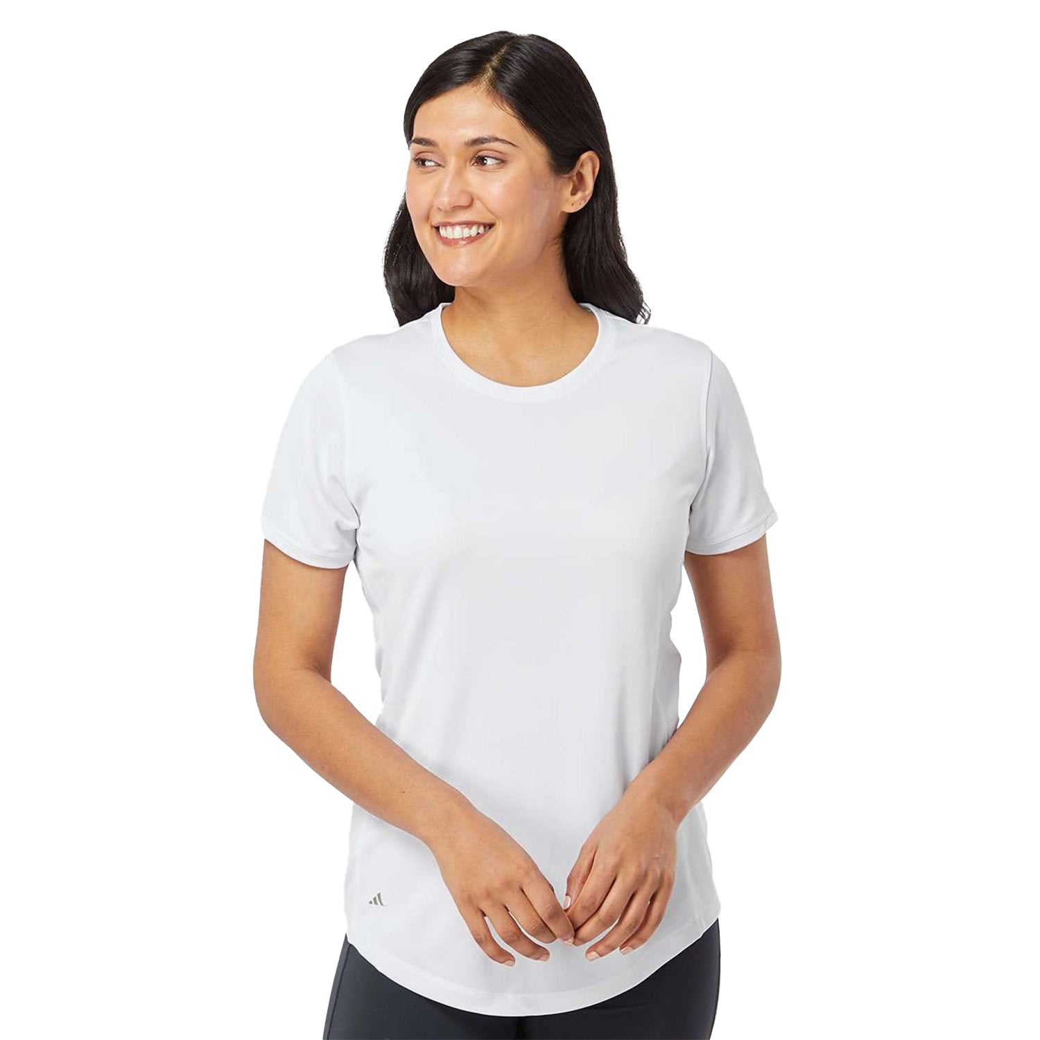 Adidas Women's Sport T-Shirt Decorated - White