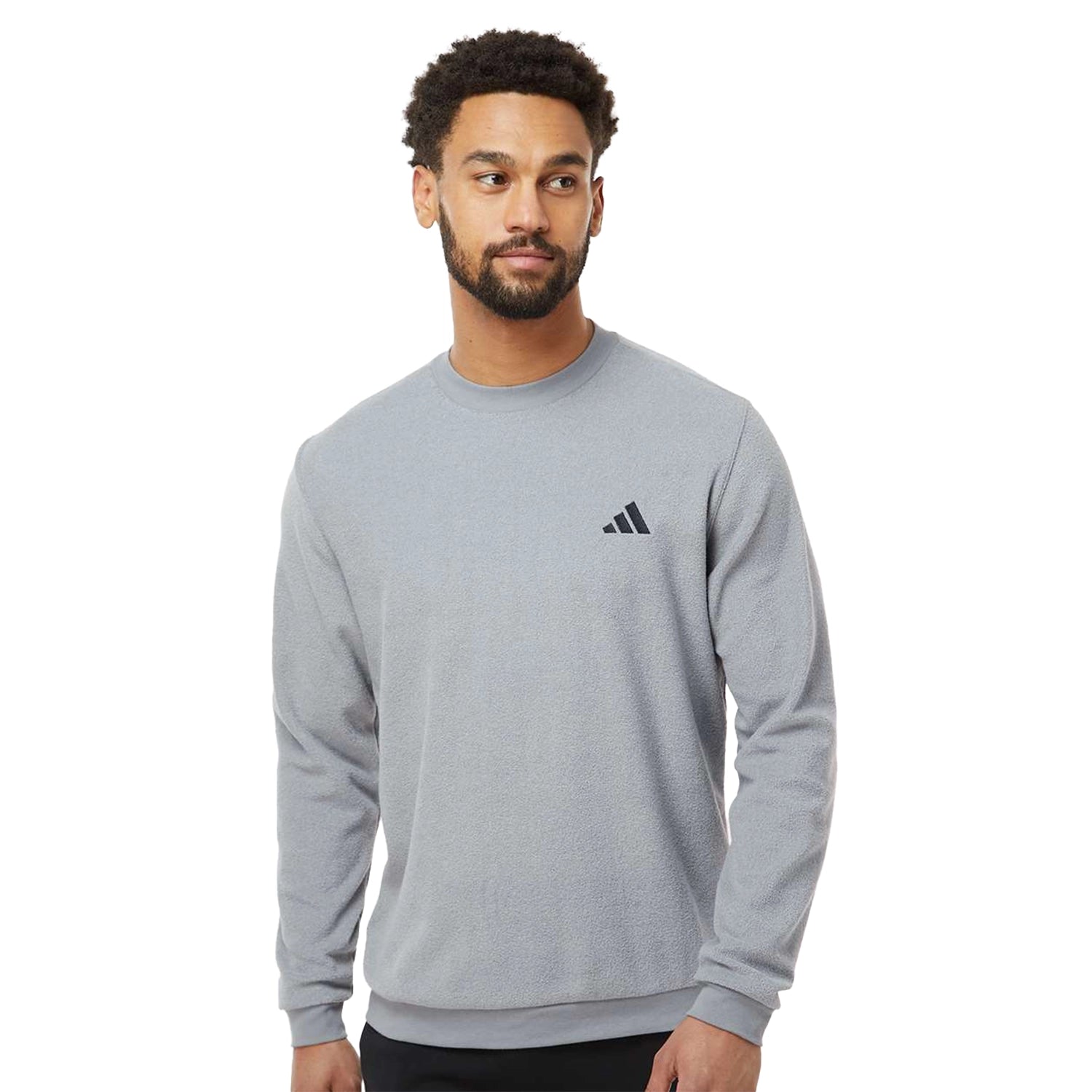 Adidas Crewneck Sweatshirt Decorated - Grey Three