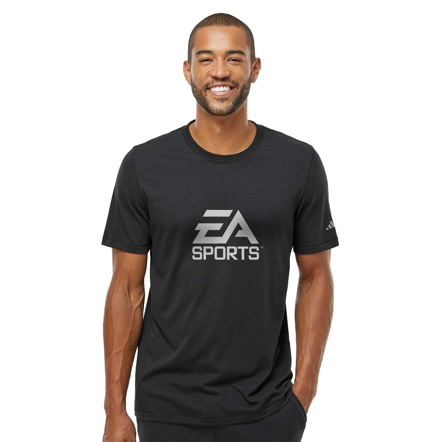 Adidas Blended T-Shirt Decorated - Black