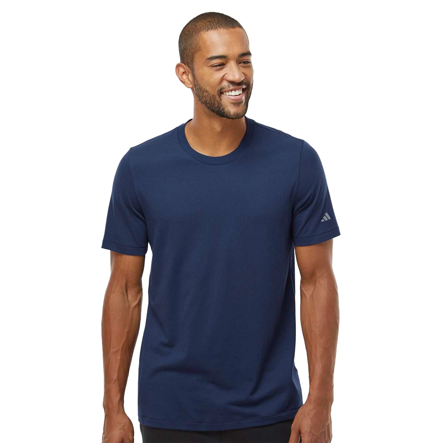 Adidas Blended T-Shirt Decorated - Collegiate Navy Blue