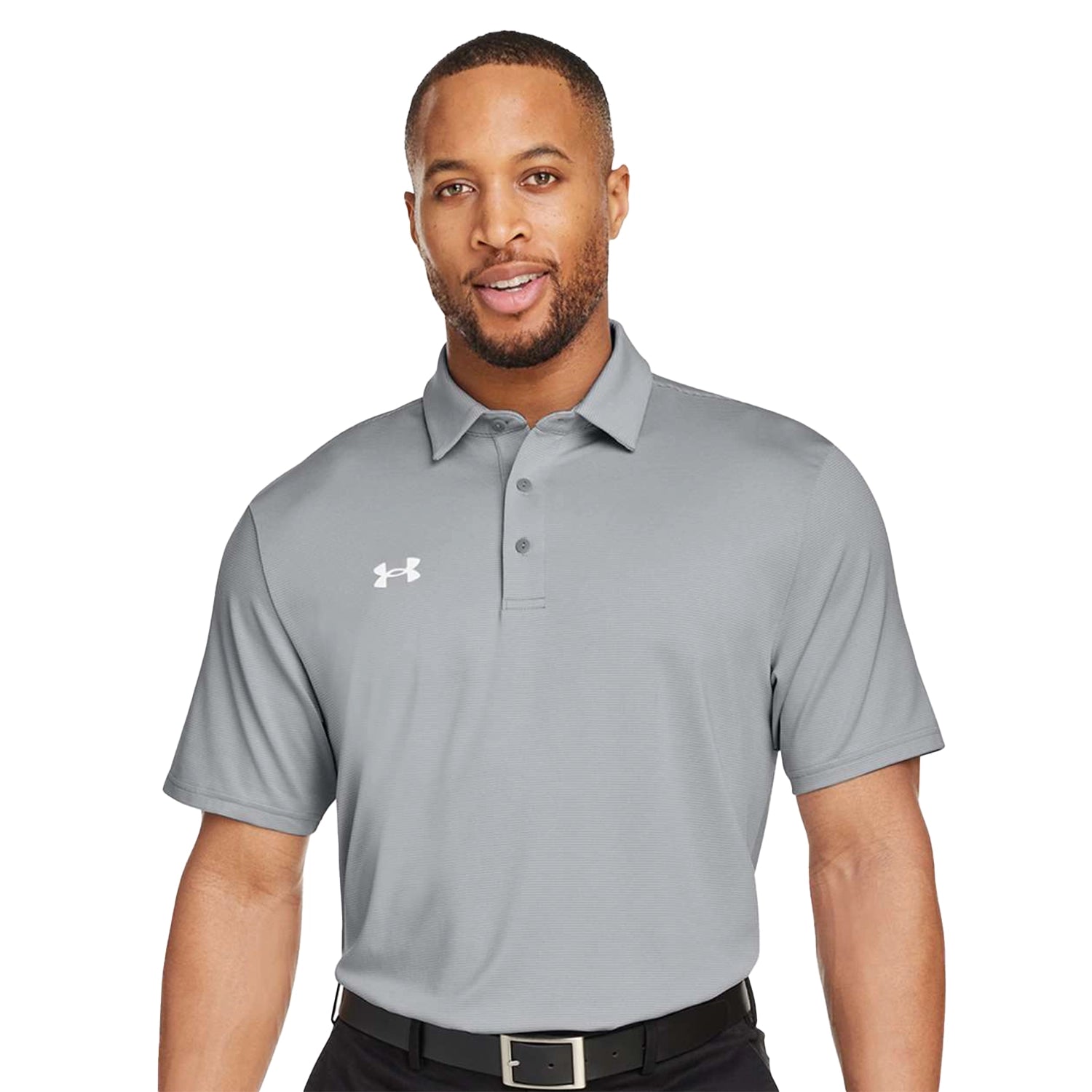 Under Armour Destin Drive Striped Performance Embroidered Polo
