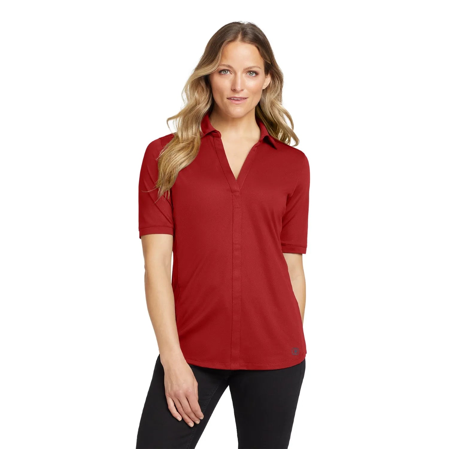 OGIO OGIO Women's Metro Embroidered Polo - Ripped Red