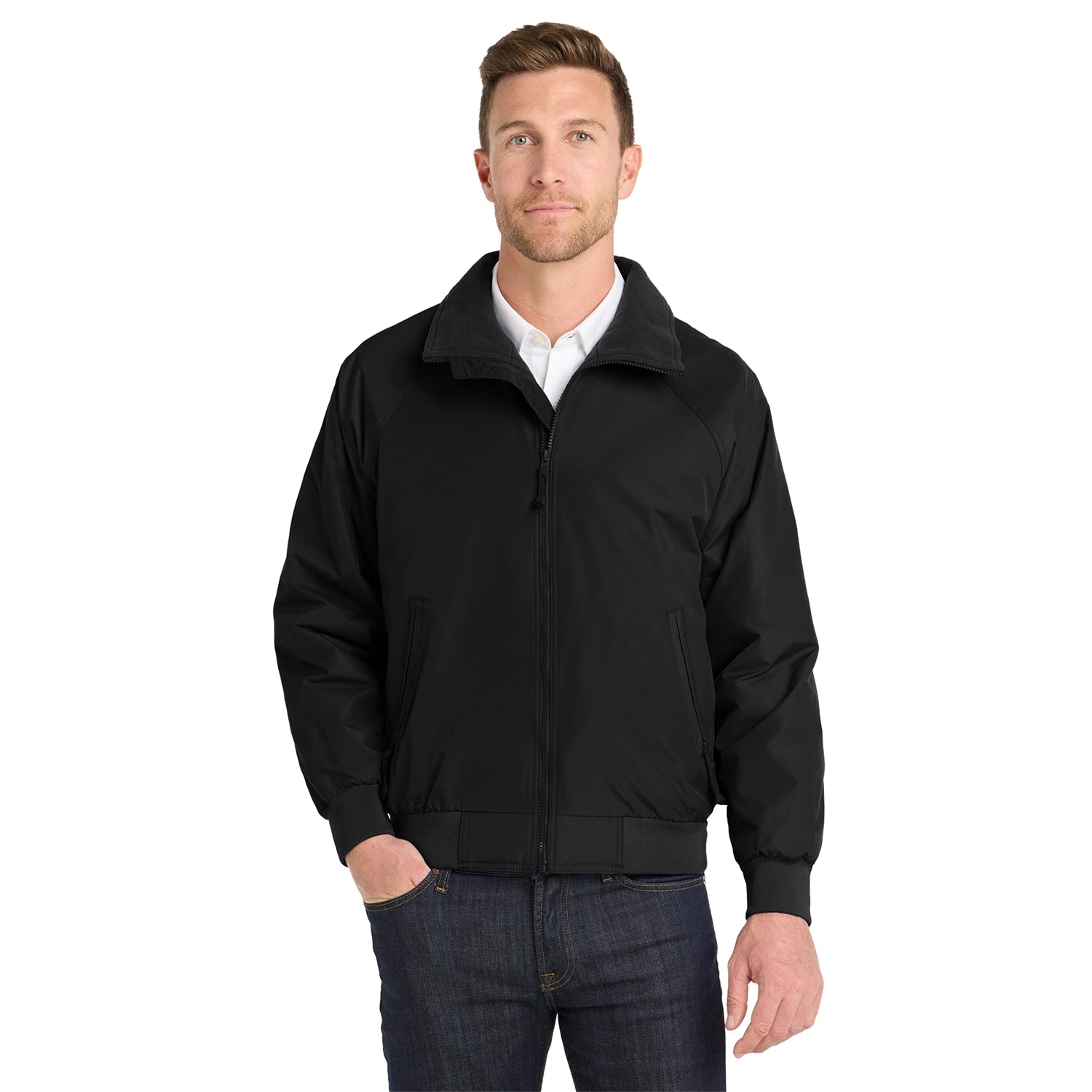 Port Authority Challenger Embroidered Jacket - True Black/True Black