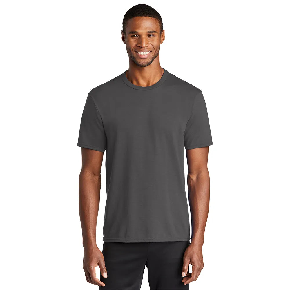 Port & Company Performance Blend Tee Decorated - Charcoal Grey