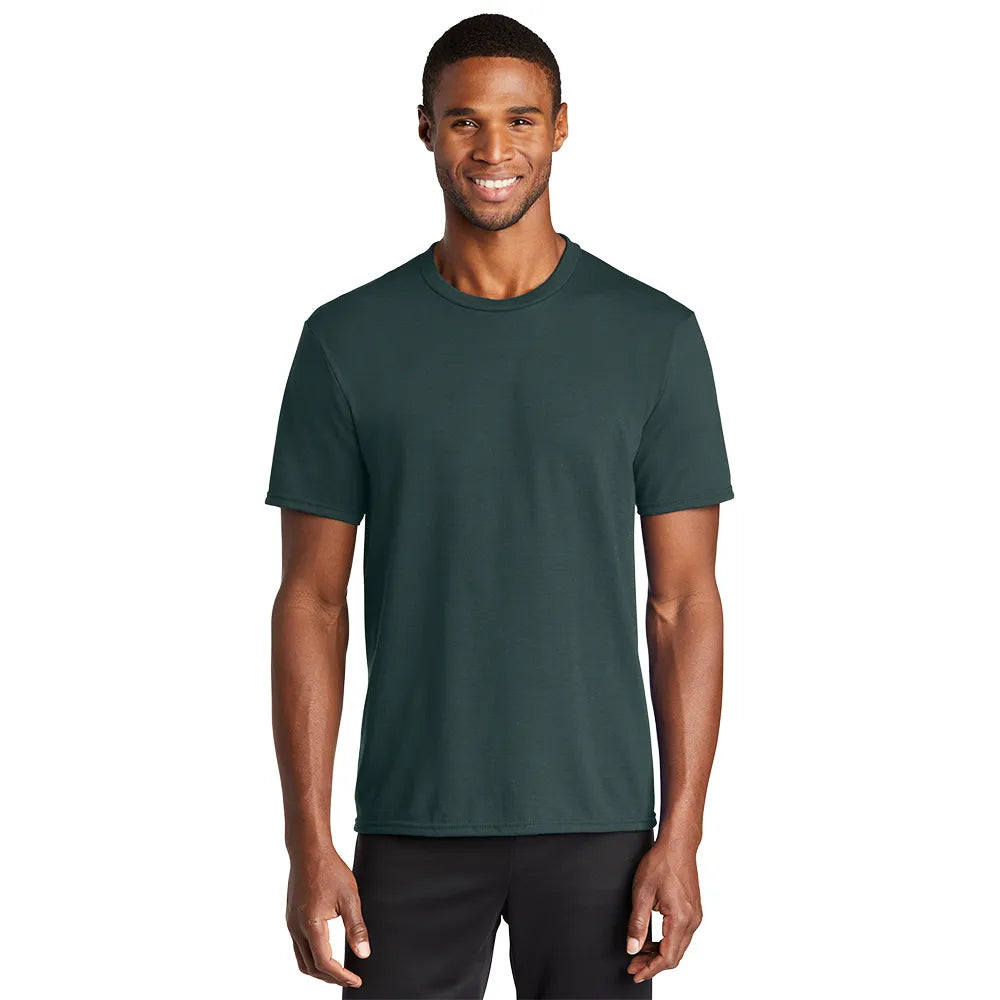 Port & Company Performance Blend Tee Decorated - Dark Green