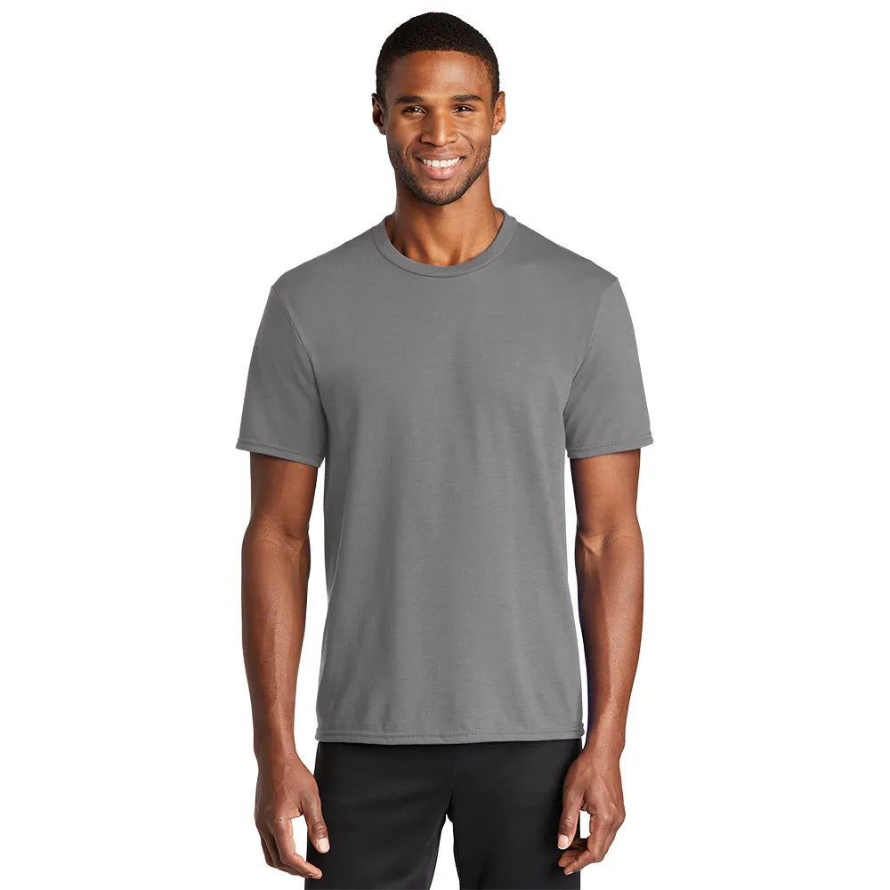 Port & Company Performance Blend Tee Decorated - Medium Grey