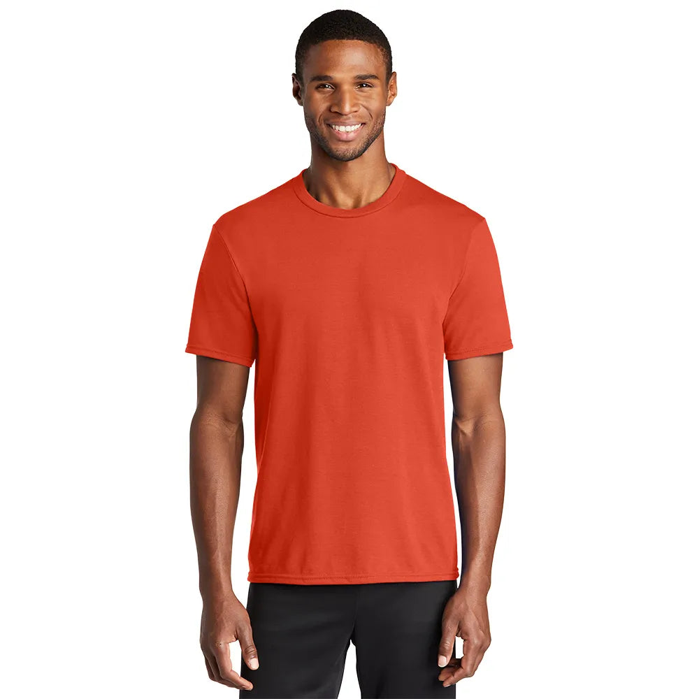 Port & Company Performance Blend Tee Decorated - Orange