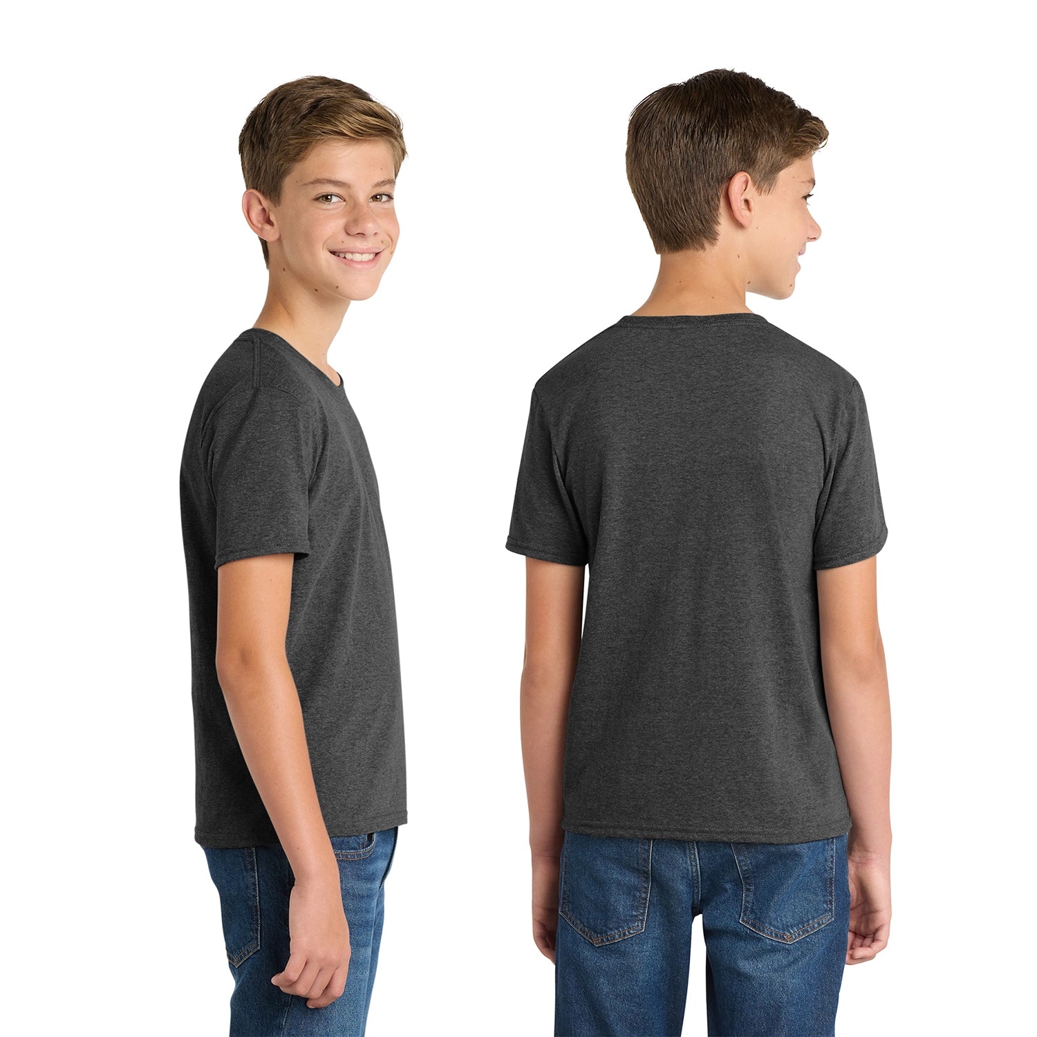Port & Co Decorated Youth Fan Favorite Blend Tee