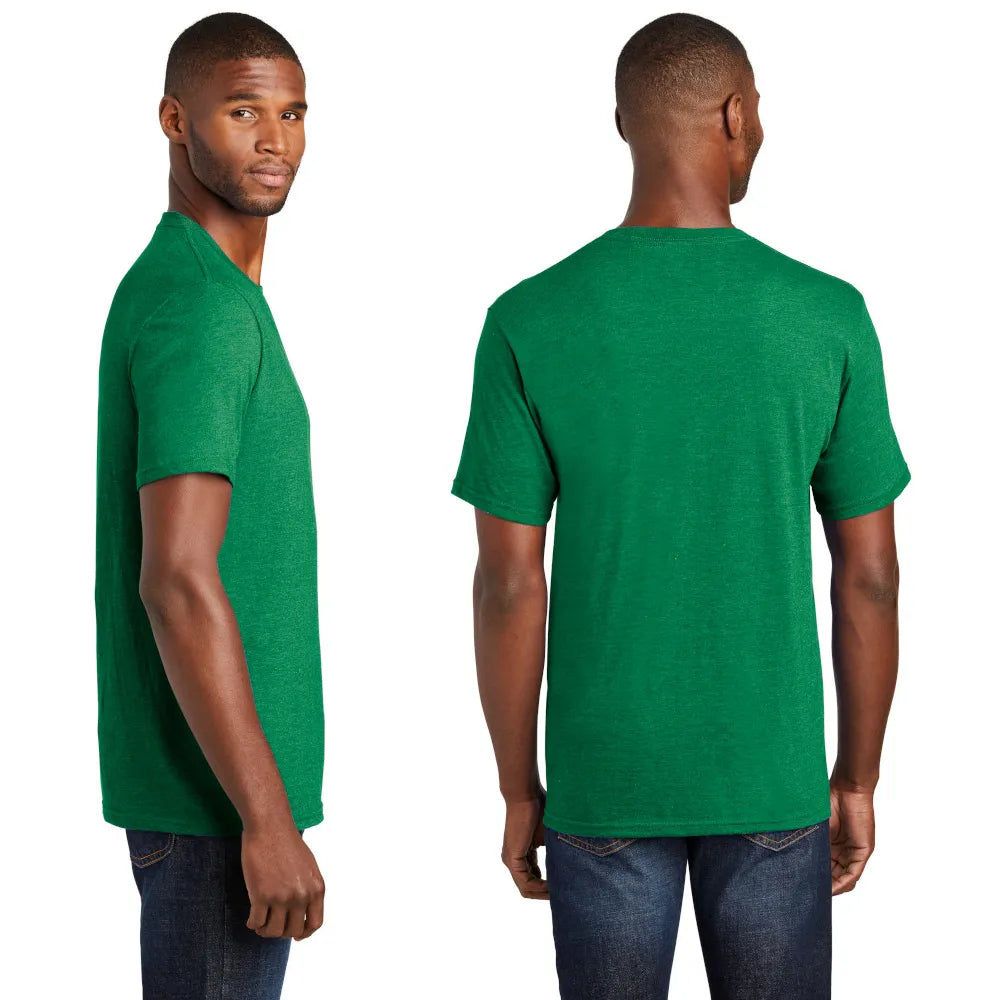 Port & Company Fan Favorite Blend Tee Decorated - Black Heather