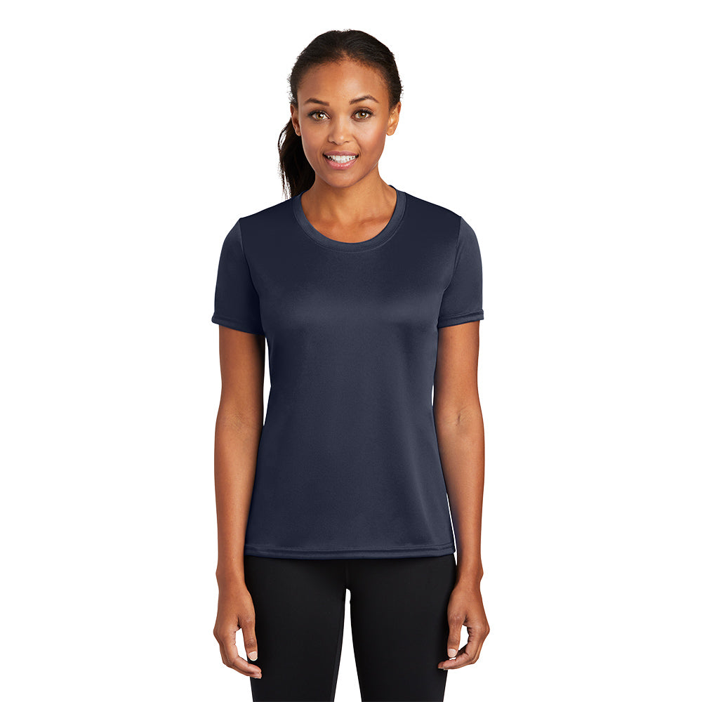 Port & Company Women's Performance Tee Decorated - Jet Black