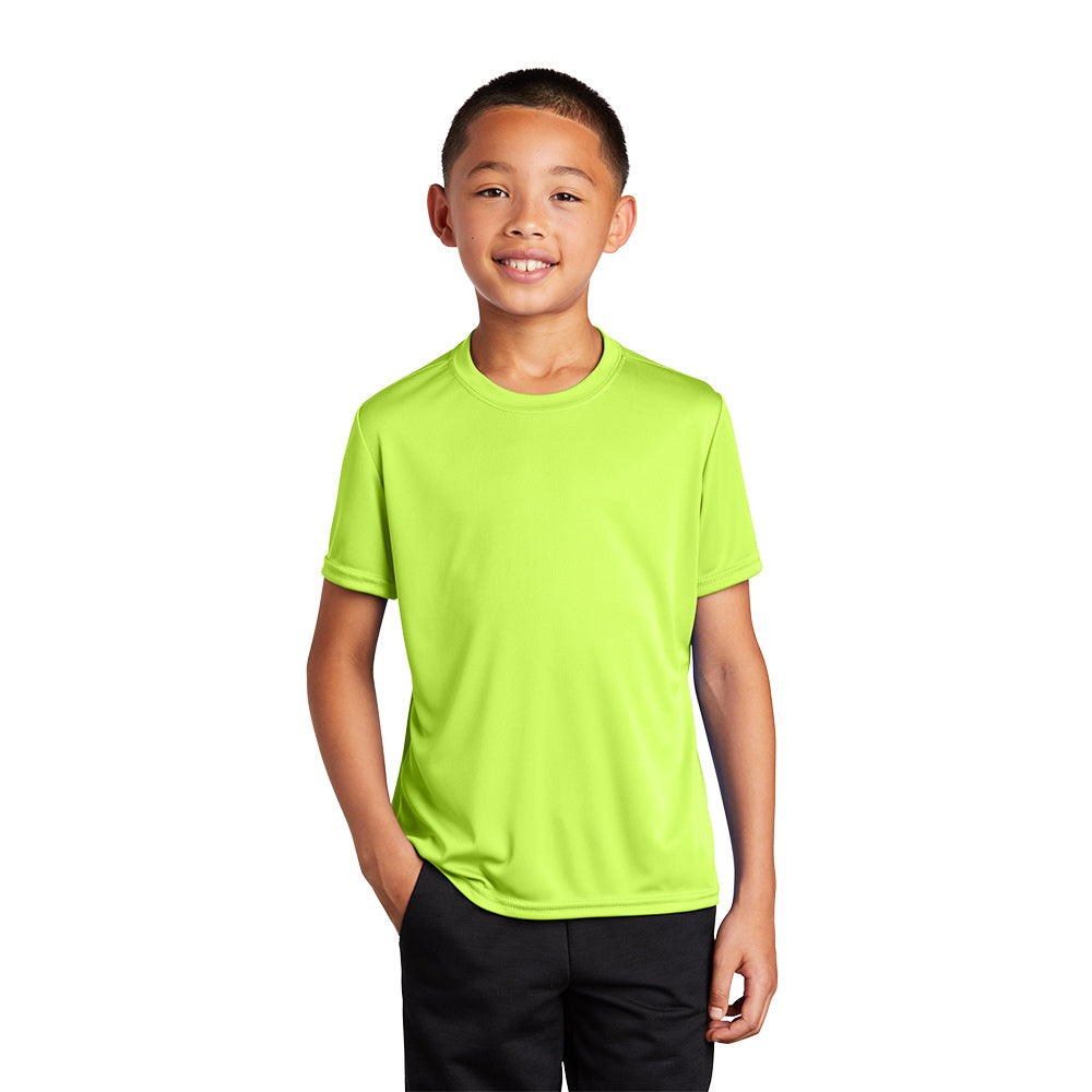 Port & Company Youth Performance Tee Decorated - Red (PMS 200C)