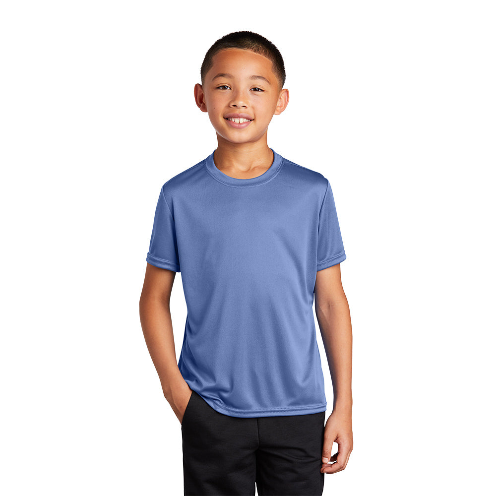 Port & Company Youth Performance Tee Decorated - Charcoal Grey (PMS 4294C)