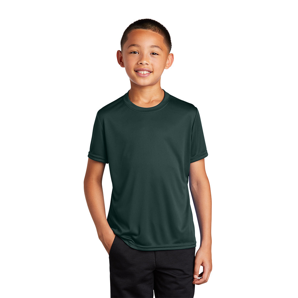 Port & Company Youth Performance Tee Decorated - Deep Navy Blue (PMS 532 C)