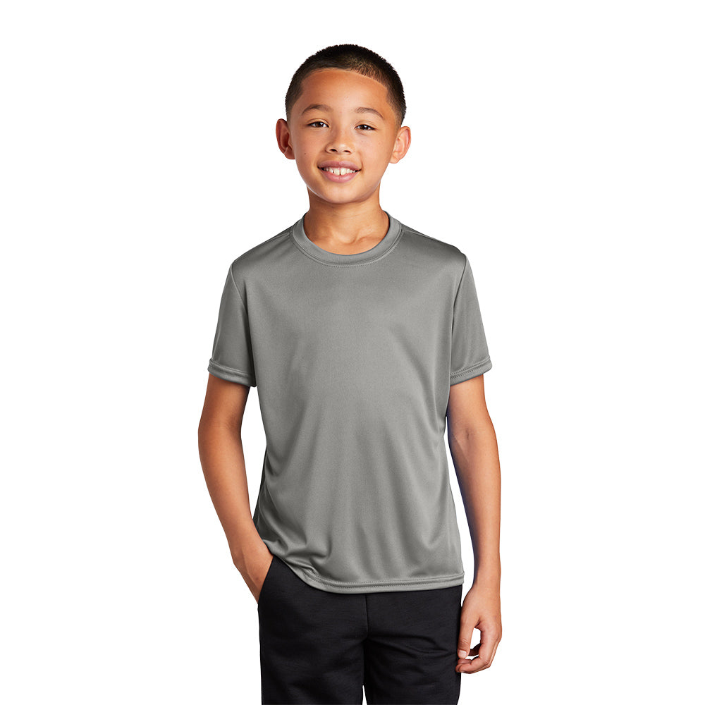 Port & Company Youth Performance Tee Decorated - Jet Black (PMS BLACK 6 C)