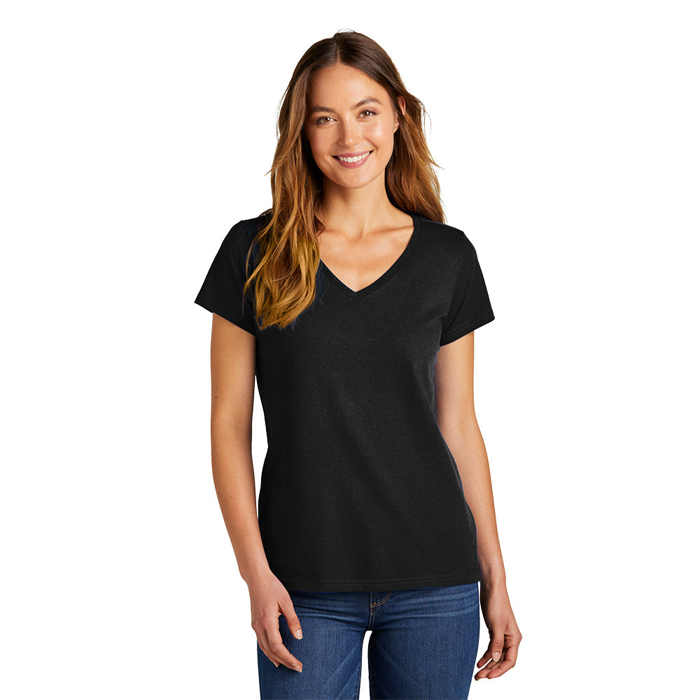 District Women’s The Concert Tee V-Neck Decorated in Deep Royal Blue