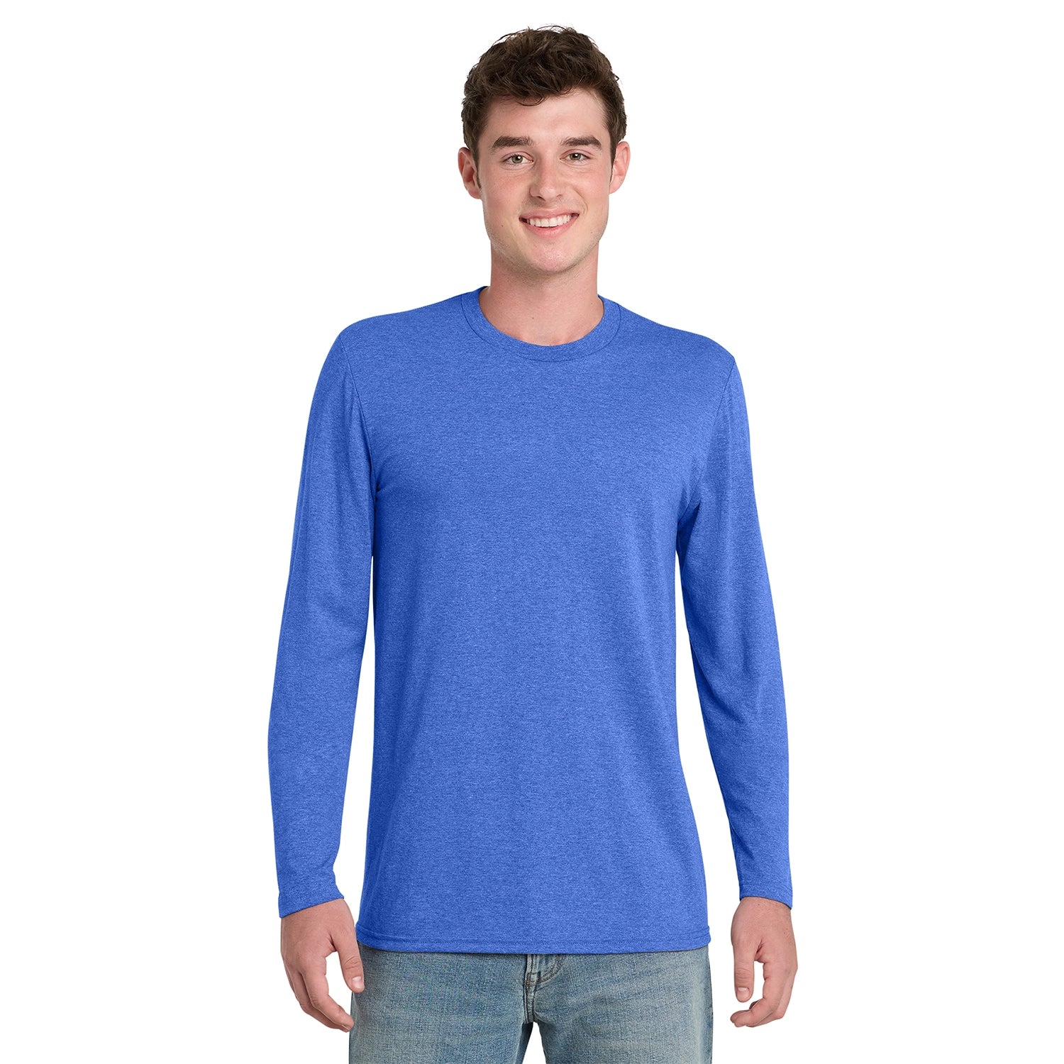 Port & Co Decorated TriBlend Long Sleeve Tee