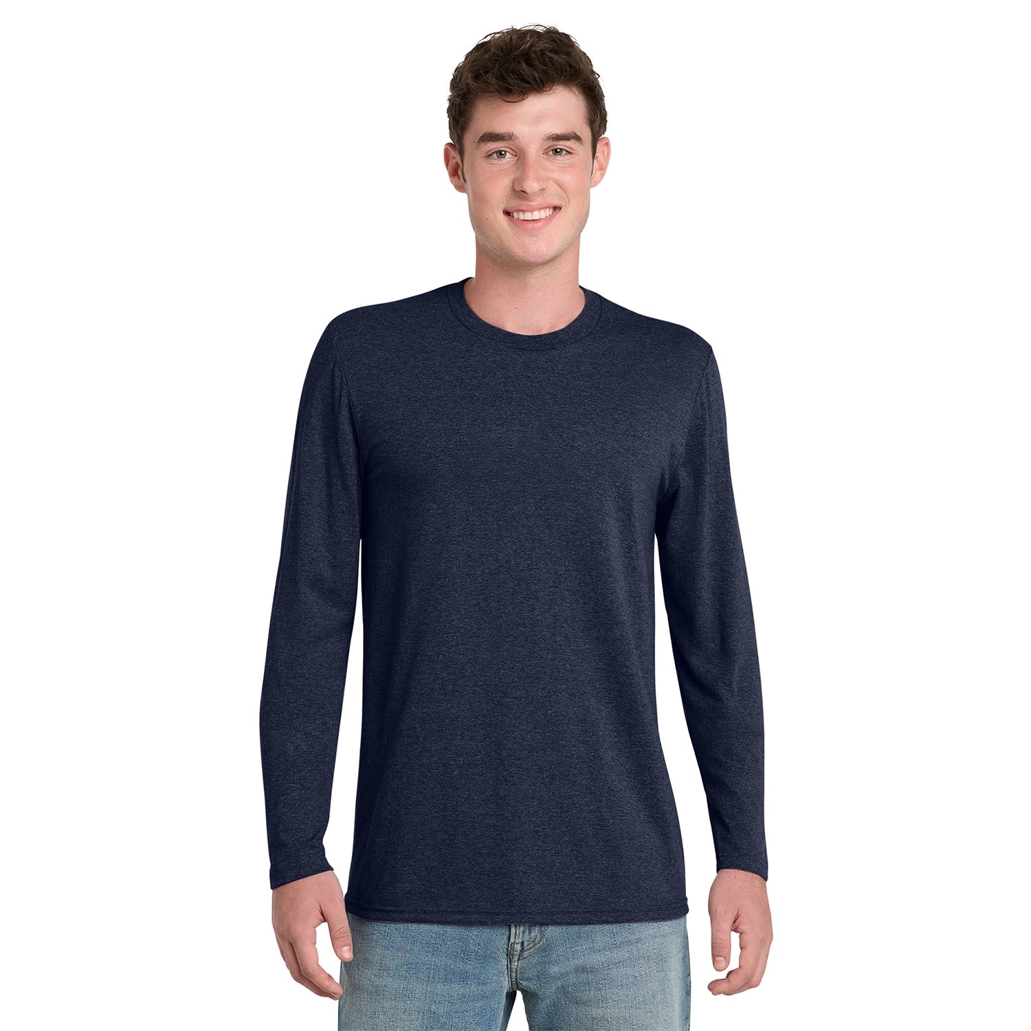 Port & Co Decorated TriBlend Long Sleeve Tee