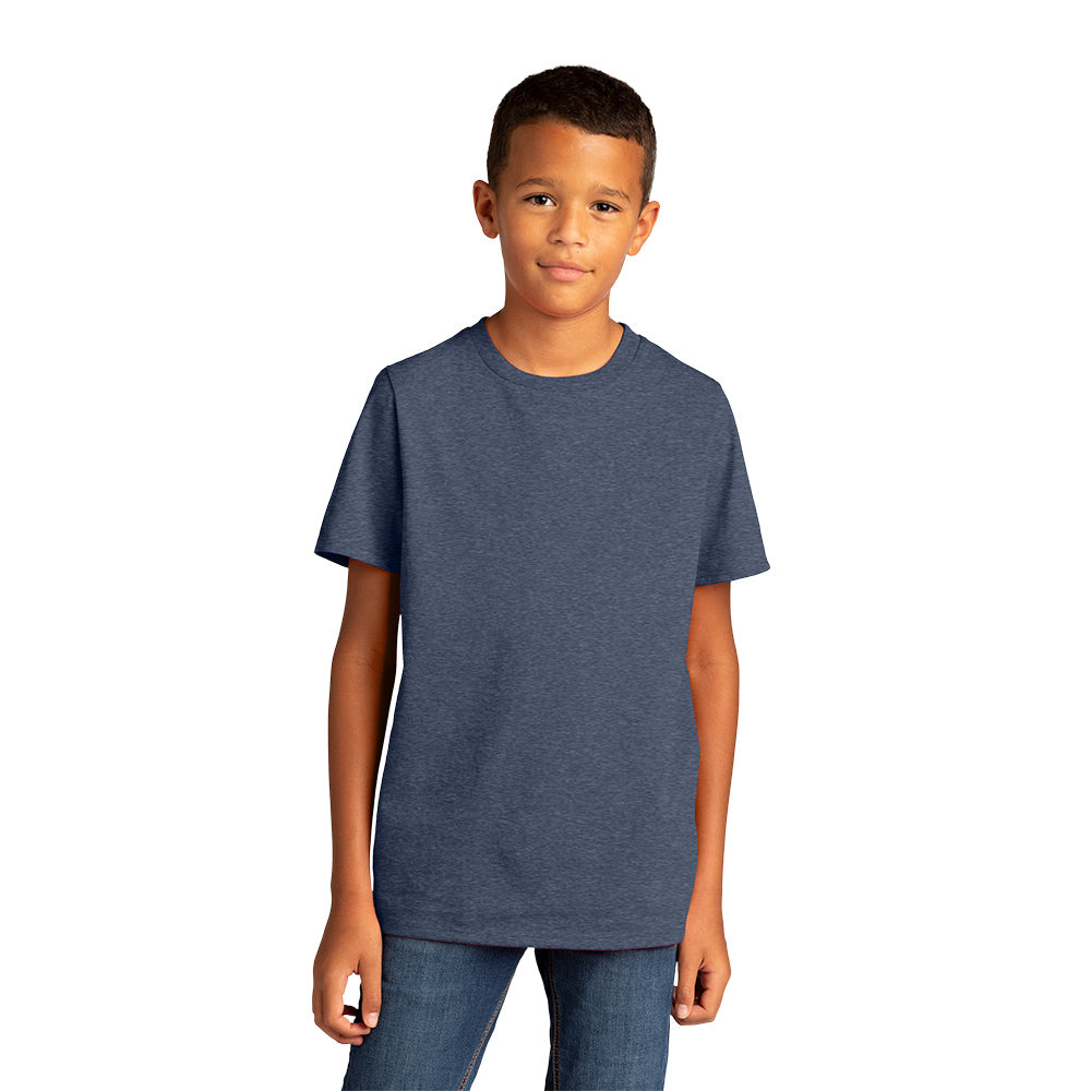 District Youth Re-Tee Decorated - Light Heather Grey (PMS COOL GREY 5C)