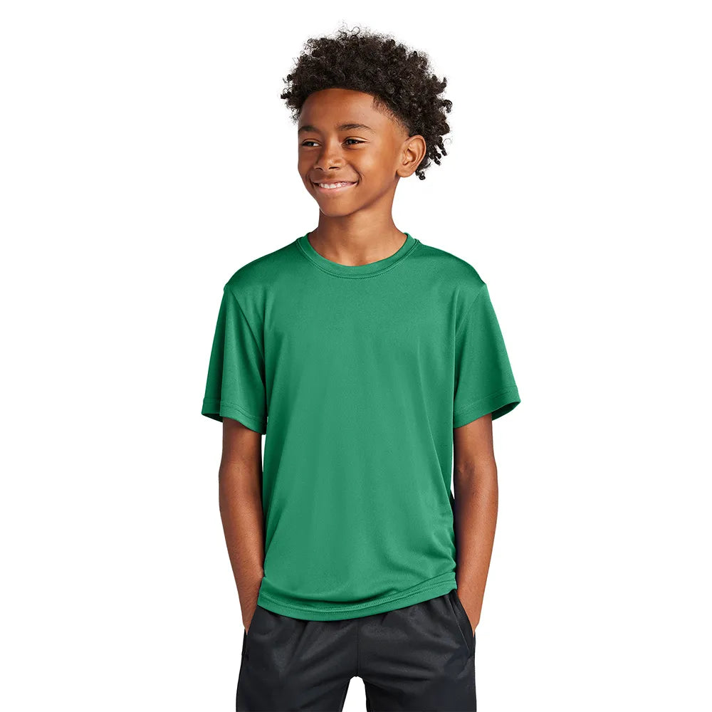 Sport-Tek Youth PosiCharge Competitor Tee Decorated - Kelly Green (PMS 341C)