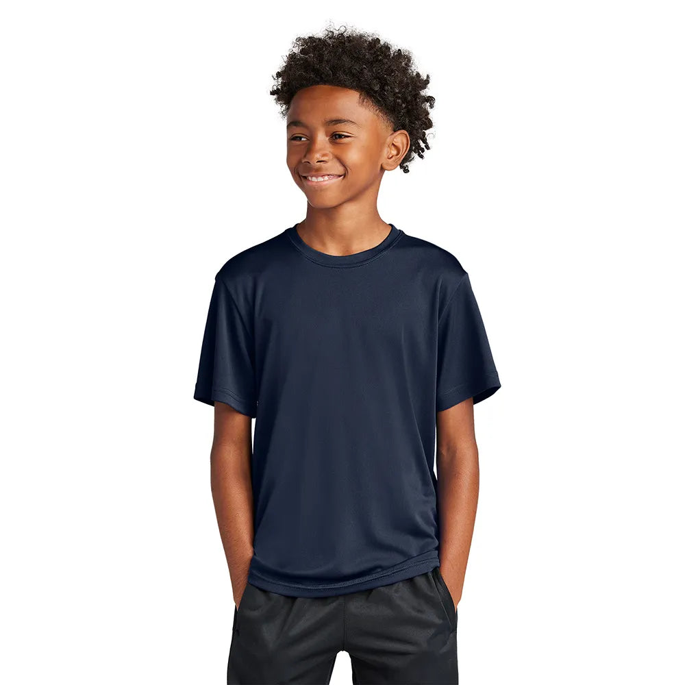 Sport-Tek Youth PosiCharge Competitor Tee Decorated - True Navy Blue (PMS 533C)