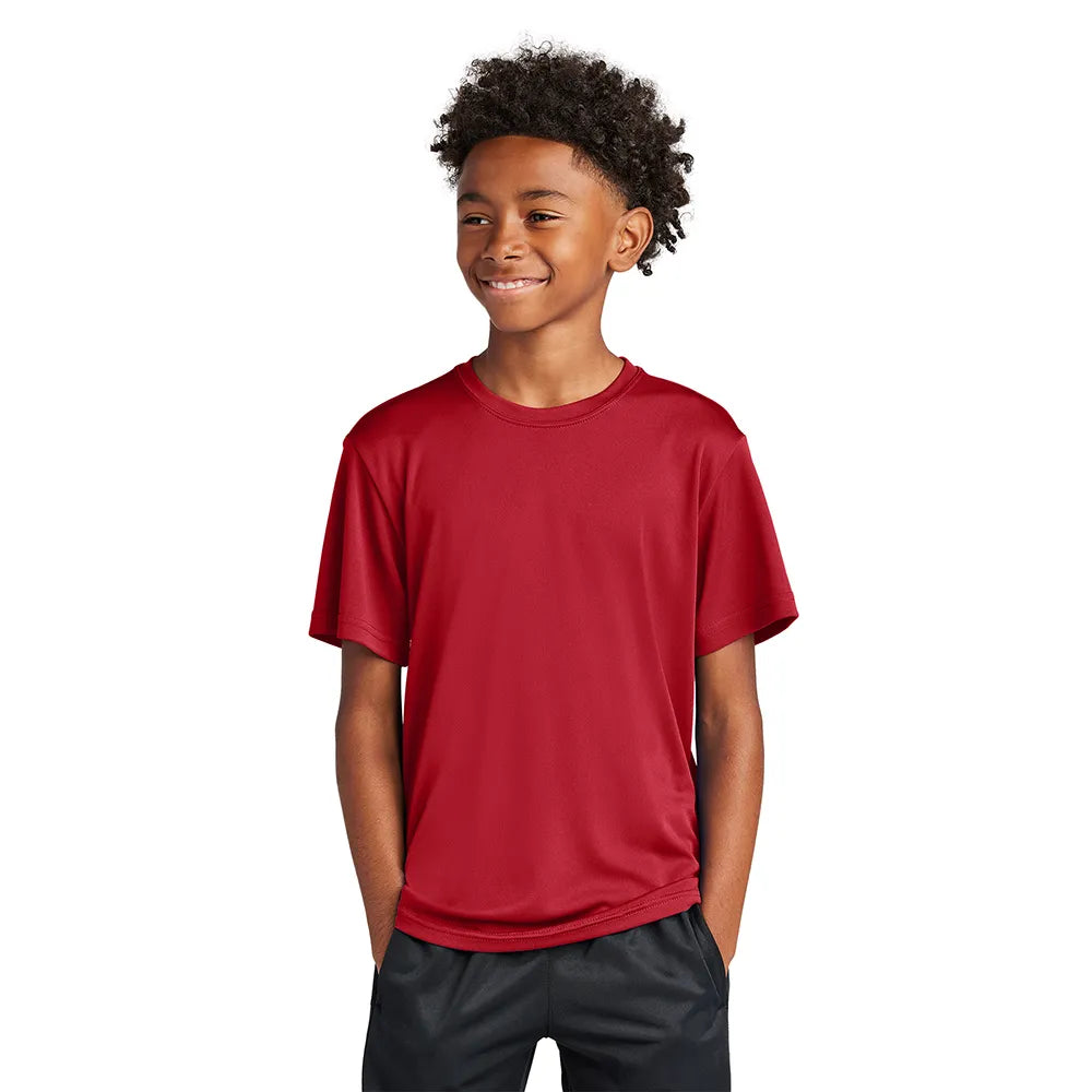 Sport-Tek Youth PosiCharge Competitor Tee Decorated - True Red (PMS 200C)