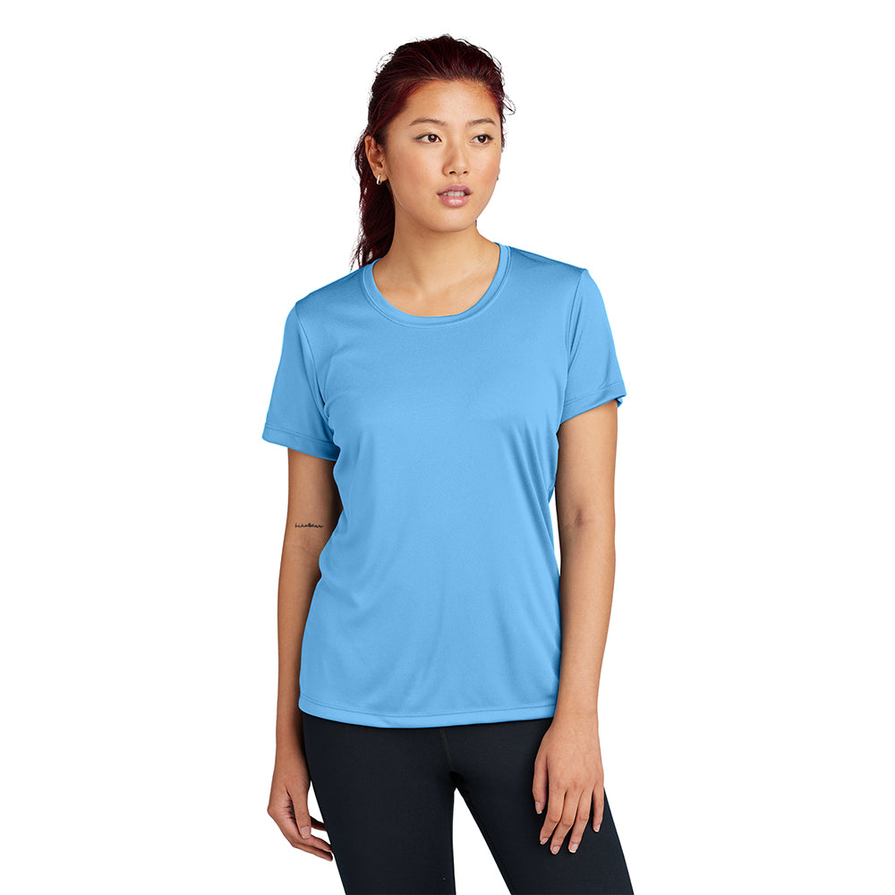 Sport-Tek Women's PosiCharge Competitor Tee Decorated - Deep Orange