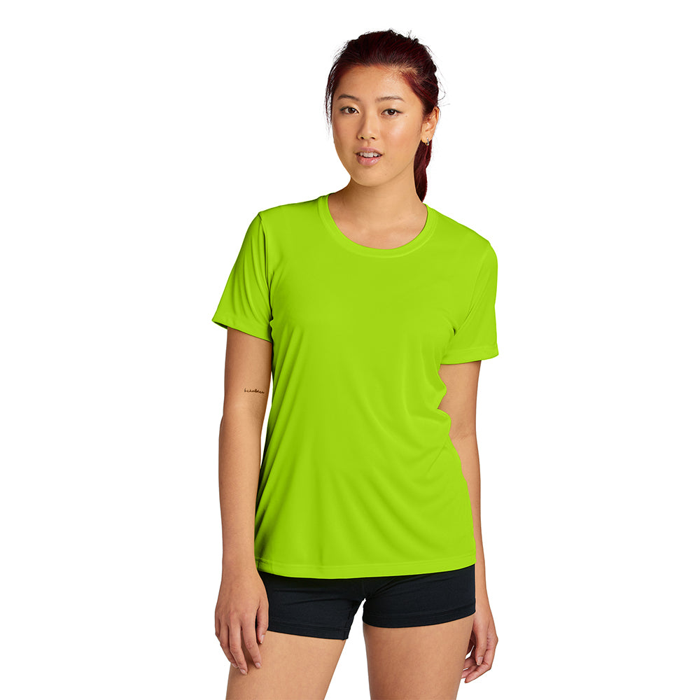 Sport-Tek Women's PosiCharge Competitor Tee Decorated - Maroon Red