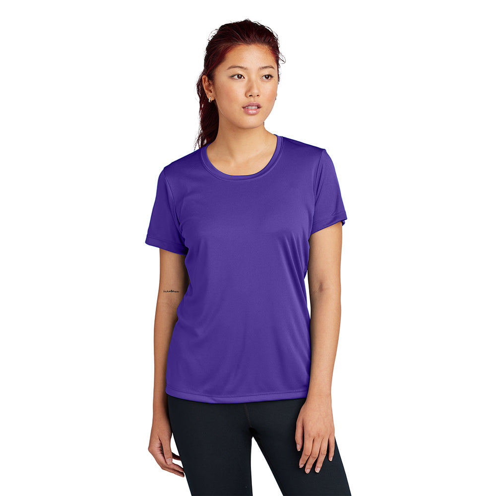 Sport-Tek Women's PosiCharge Competitor Tee Decorated - Tropic Blue