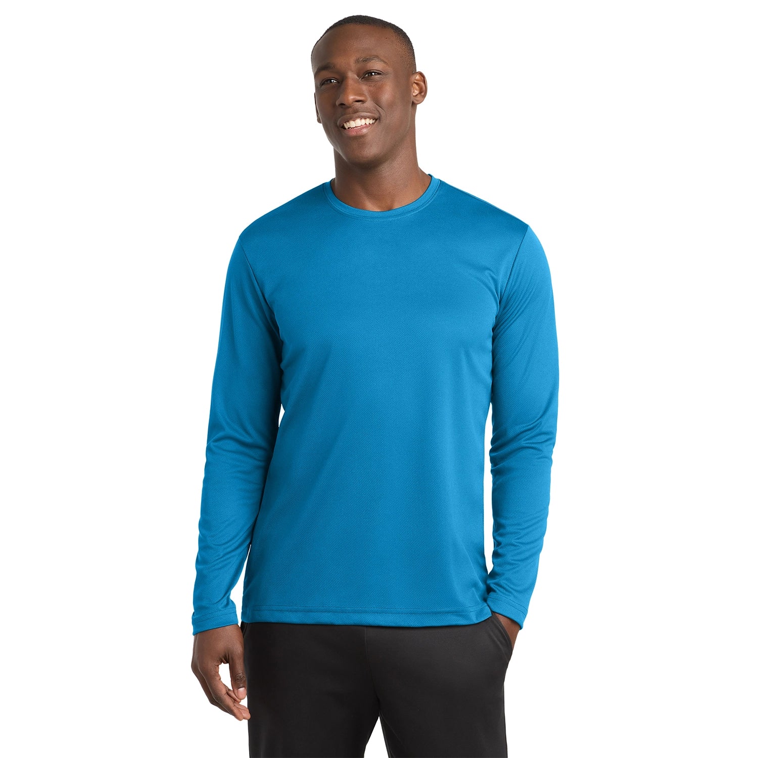 SportTek Decorated PosiCharge RacerMesh Long Sleeve Tee
