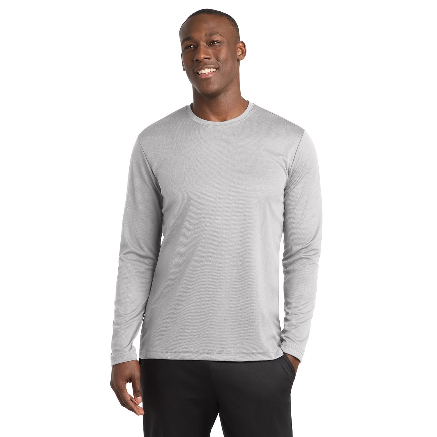 SportTek Decorated PosiCharge RacerMesh Long Sleeve Tee