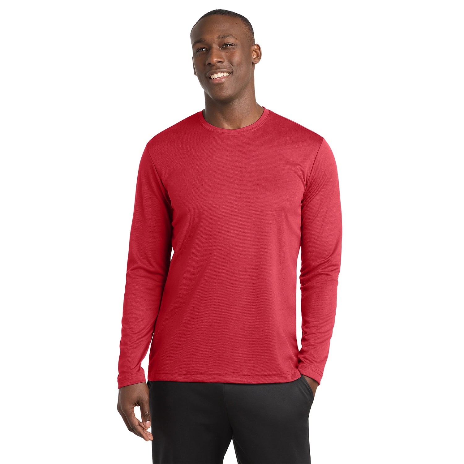 SportTek Decorated PosiCharge RacerMesh Long Sleeve Tee