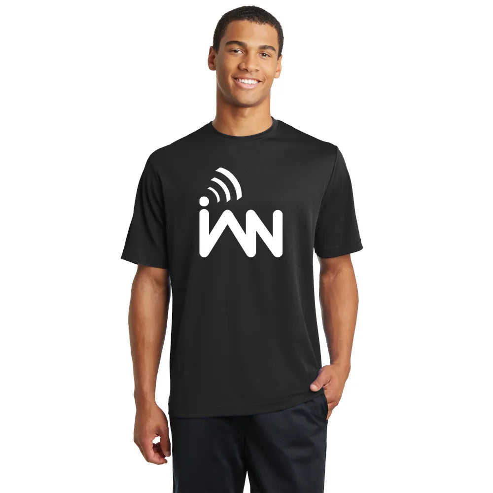 Sport-Tek PosiCharge RacerMesh Tee Decorated - Black