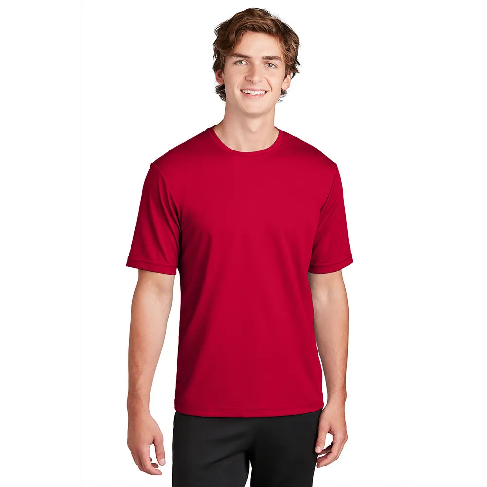 Sport-Tek PosiCharge RacerMesh Tee Decorated - Deep Red