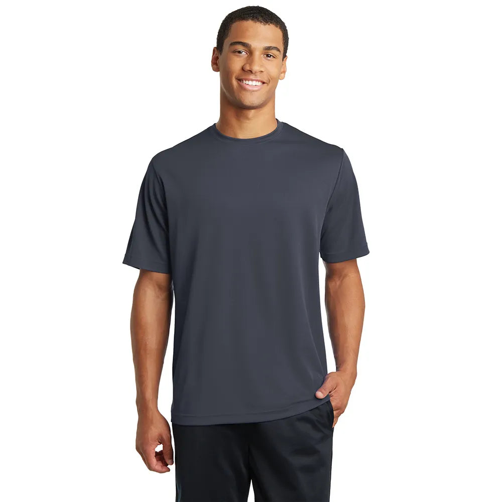 Sport-Tek PosiCharge RacerMesh Tee Decorated - Graphite Grey
