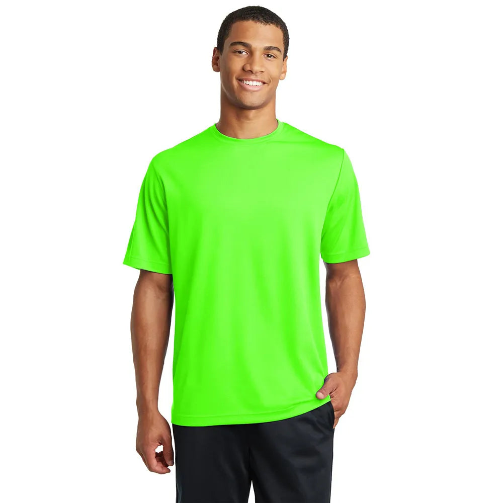 Sport-Tek PosiCharge RacerMesh Tee Decorated - Neon Green
